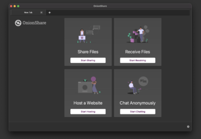 OnionShare – Share Files, Chat or Host a Website Anonymously over TOR